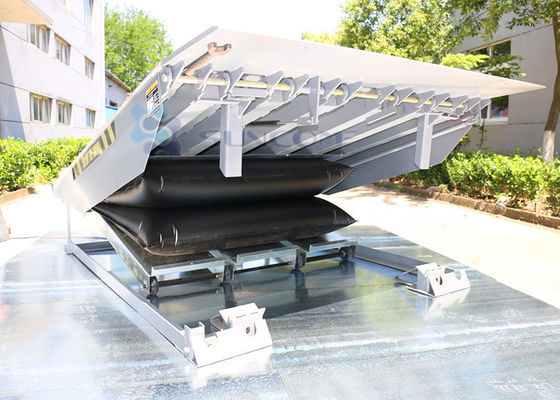 Lucht aangedreven airbagheffingssysteem, magazijn lading dock leveler