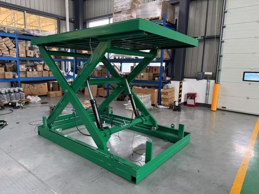 Vaste hydraulische verstelbare schaarheftafel 500 kg voor Laoding Bay