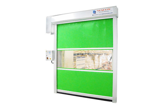 1.2mm PVC gegalvaniseerd staal frame Roll Up Door Standaard multiplex pakket