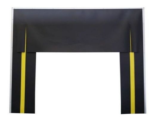 Duurzaam dubbel geweven stoffen Dock Shelter gegalvaniseerd stalen frame