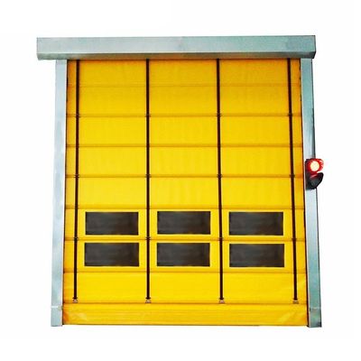 Externe 8000mm*8000mm High Speed PVC sluiter deur met 2,0mm roestvrijstalen frame