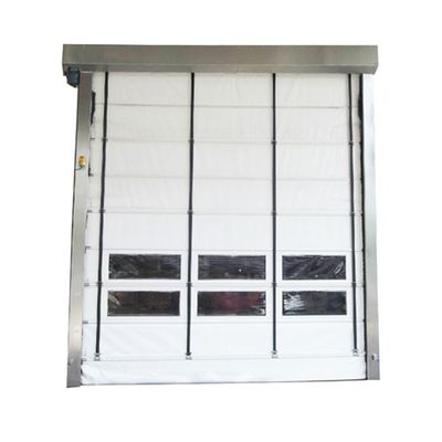 Buiten PVC vouwdeur, hoge snelheid sluiter deur voor magazijn