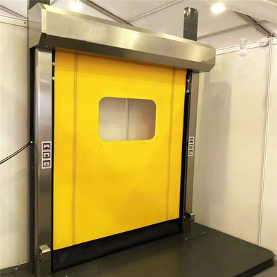 Op maat gemaakte plastic film reparatie stofbarrière hoge snelheid rits deur voor industriële