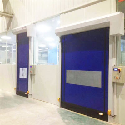 Stofdichte industriële sluiter deur Plastic film High Speed Zipper IP 54